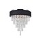 Cwi Lighting Franca 4 Light Drum Shade Flush Mount With Chrome Finish 5523C16C (Black) - alternate 2